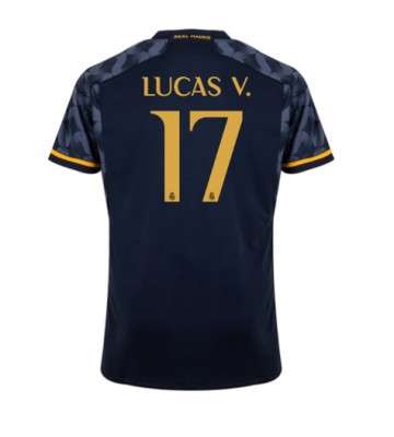 Real Madrid Lucas Vazquez #17 Replica Away Stadium Shirt 2023-24 Short Sleeve